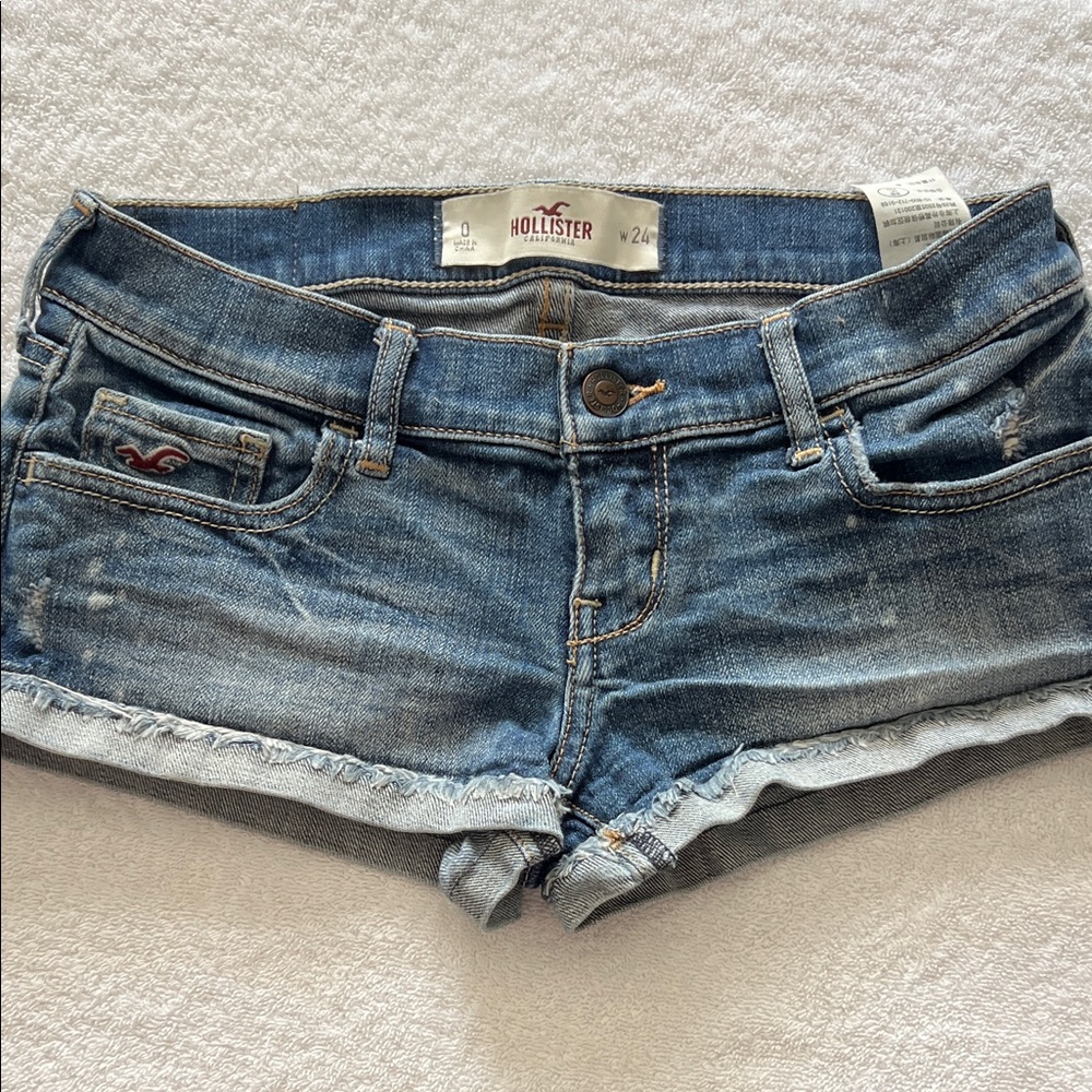 Hollister juniors Classic stretch  Blue Jean Shorts